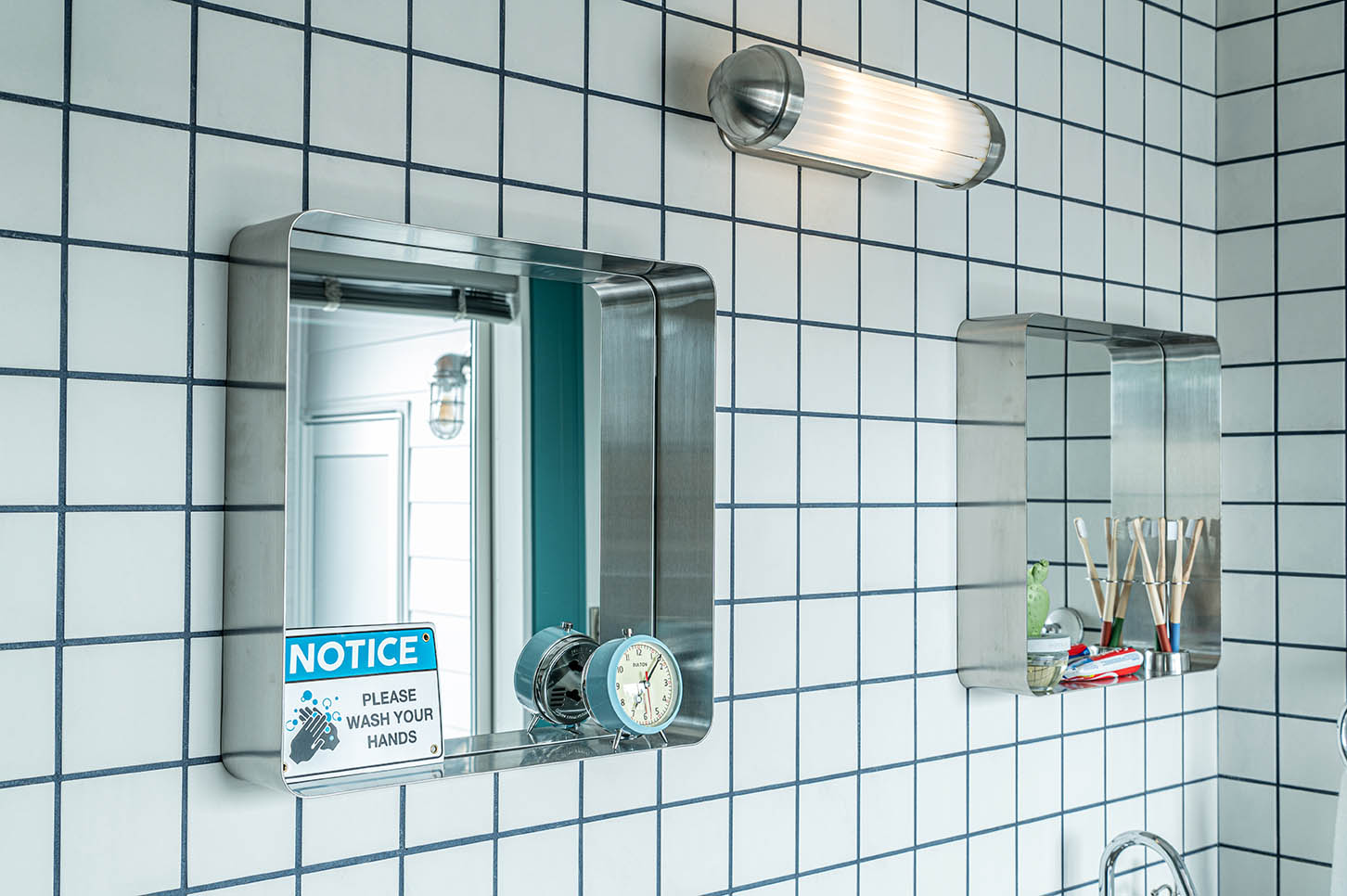 ダルトン(Dulton) ウォールランプ ガラススティック S クリア 見る度に惹かれていく壁付けランプ ライト 照明 高さ350mm 幅1